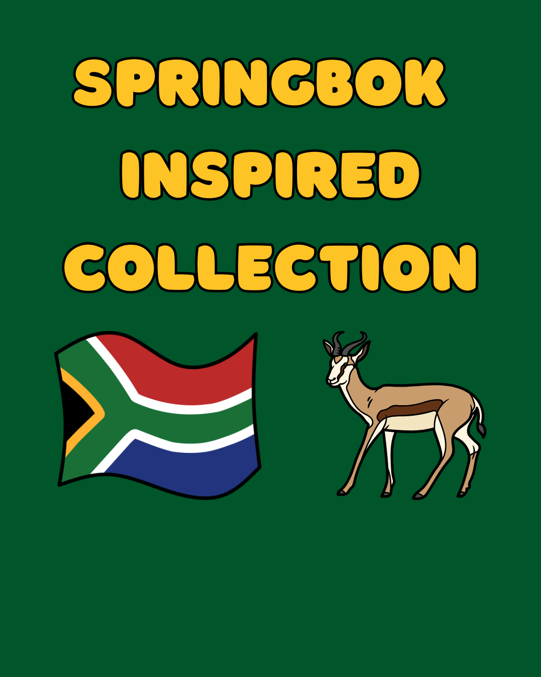 SPRINGBOK INSPIRED COLLECTION🏉⭐