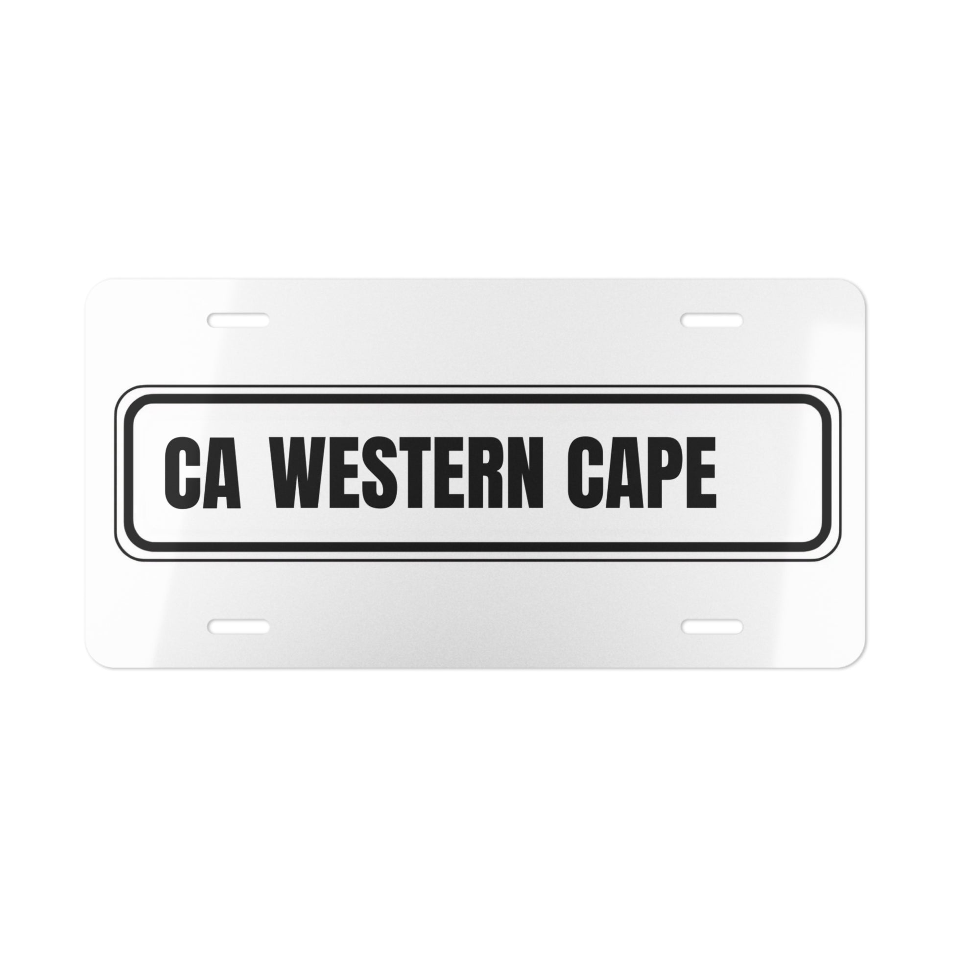 Western Cape Vanity Number Plate!