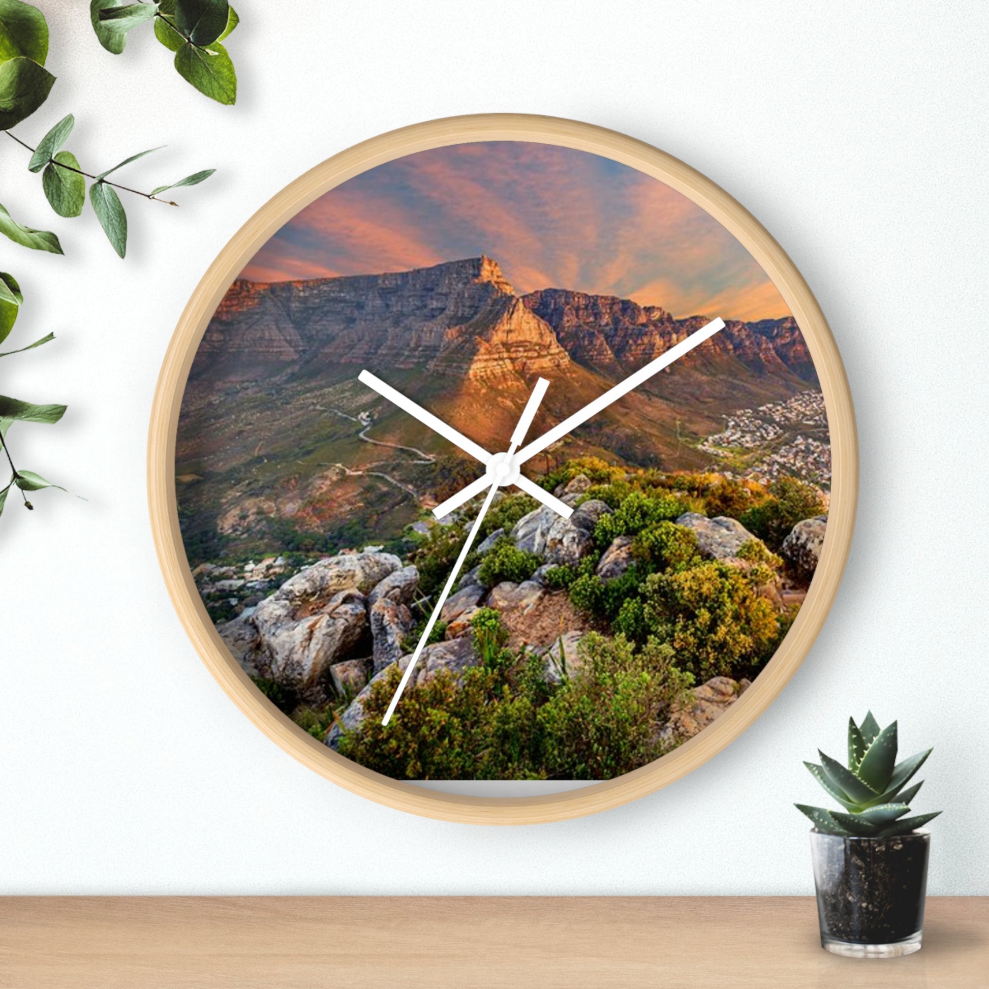 🕰️ Cape Town View Wall Clock
