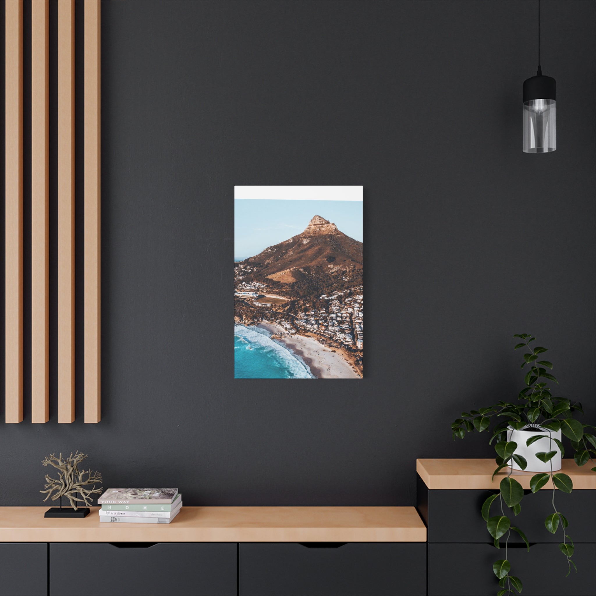 Canvas Print - Lions Head and Camps Bay Beach