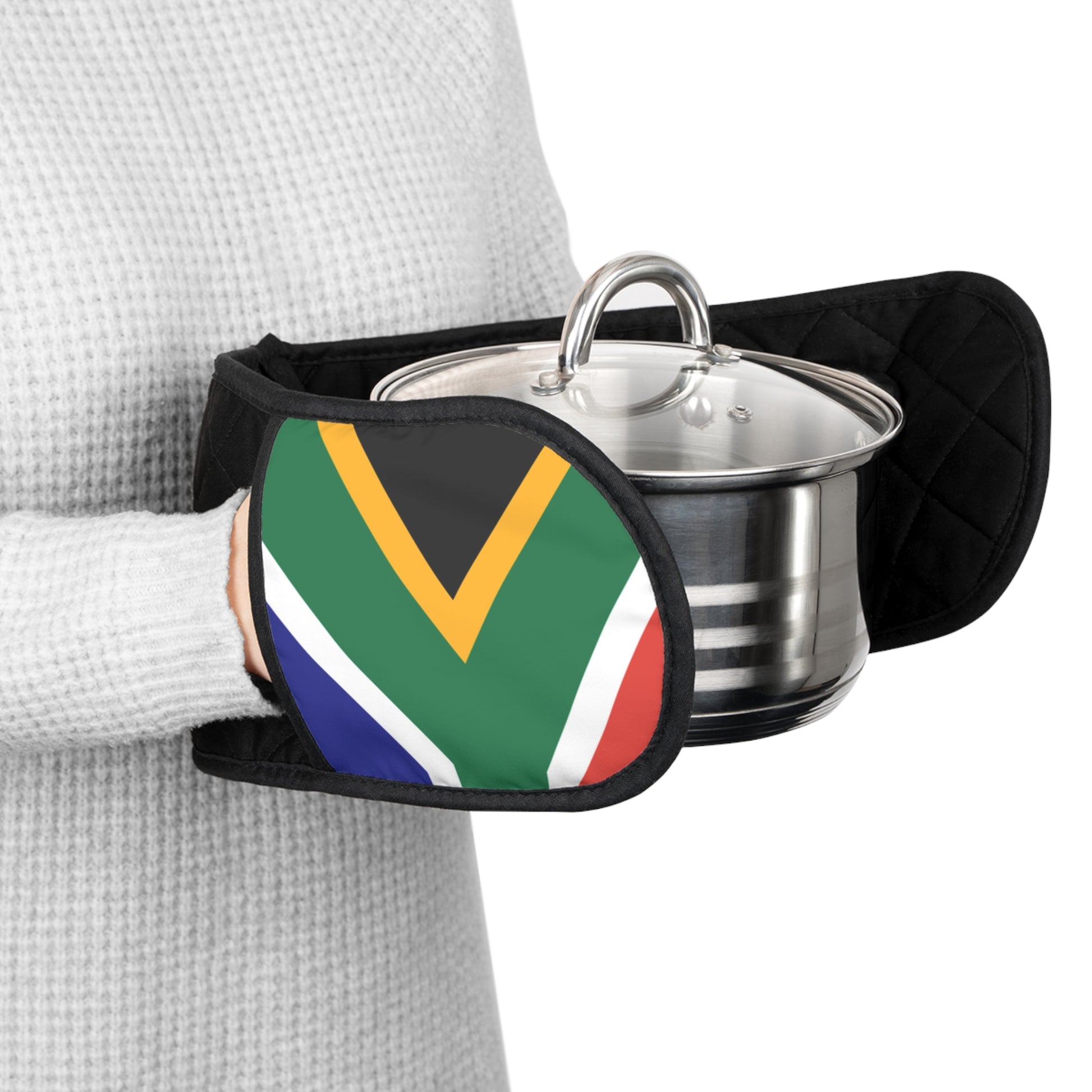 Connected SA Flag Oven Mitts — Built to Handle the Heat, Together 🧤🔥