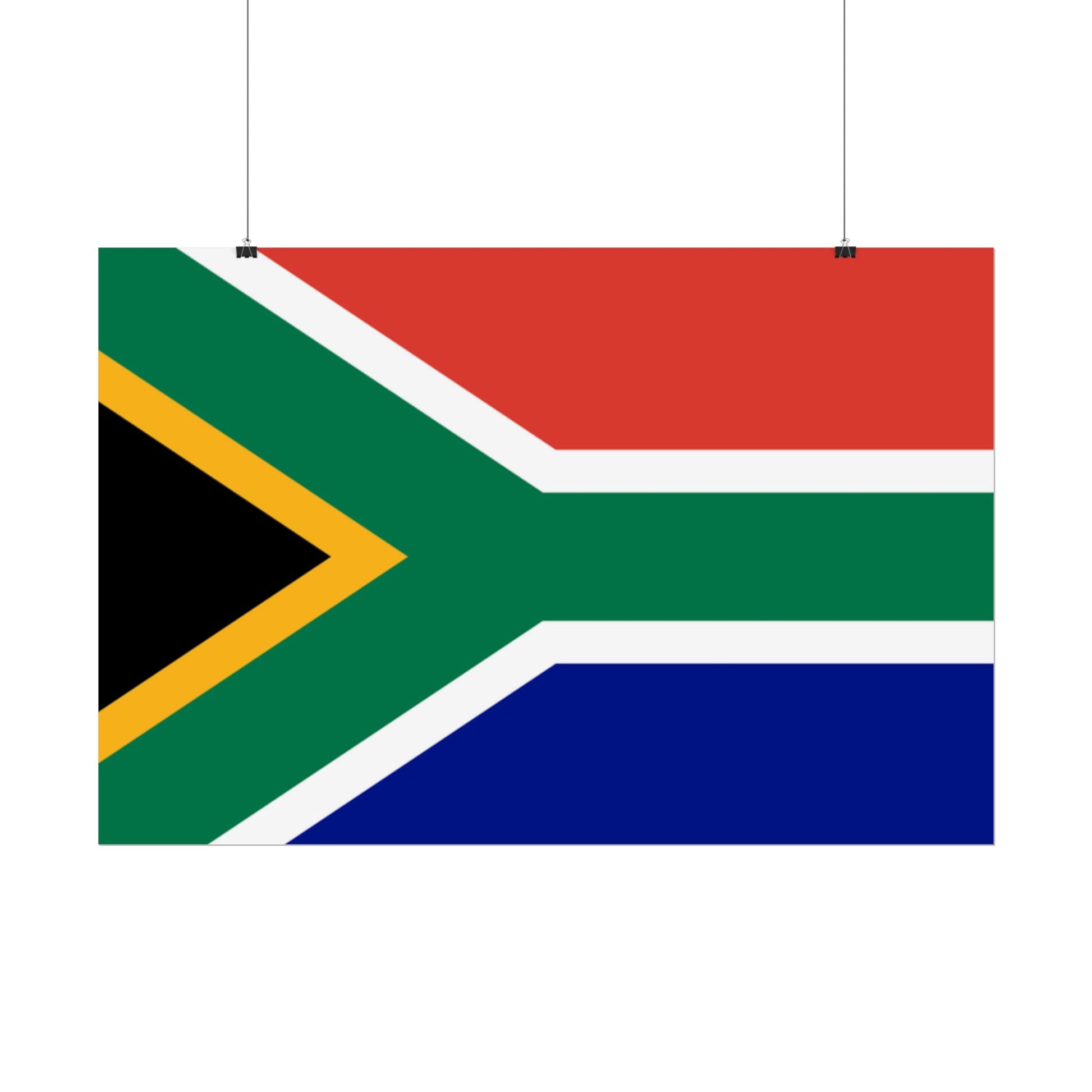 South African Flag Poster (Rolled Print)