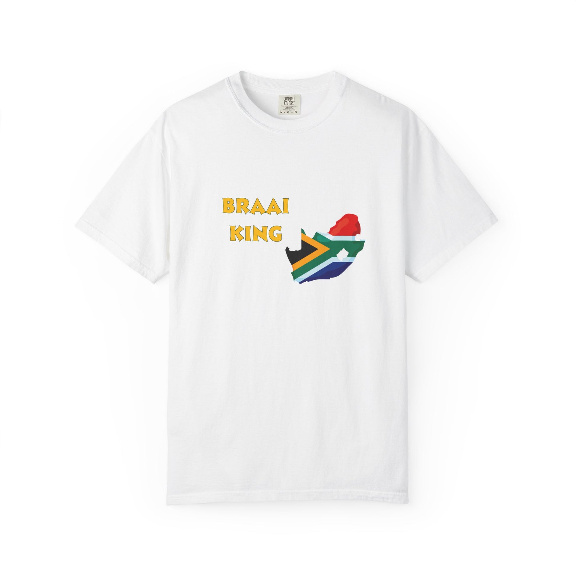 👑🔥 “Braai King” Dual-Design Tee – Rule the Fire, Front & Back