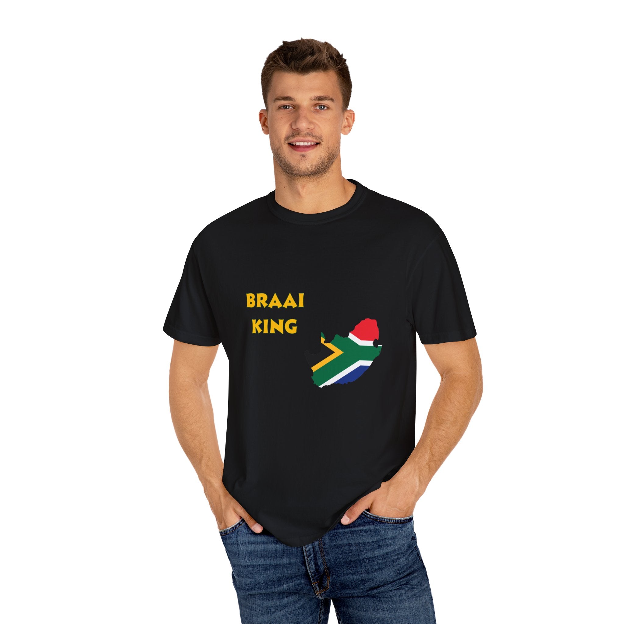 👑🔥 “Braai King” Saffa Tee – Rule the Fire, Rule the Day
