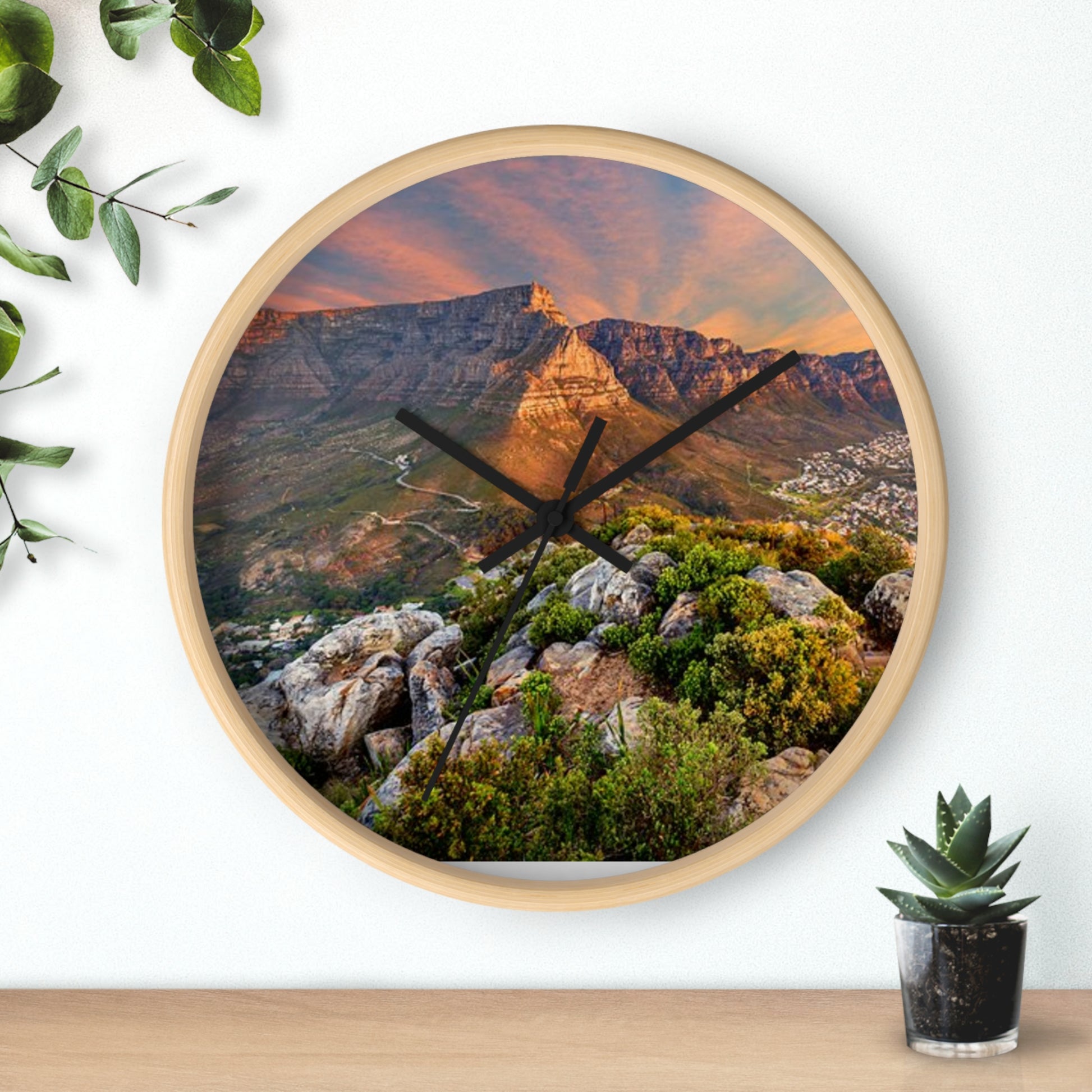 🕰️ Cape Town View Wall Clock