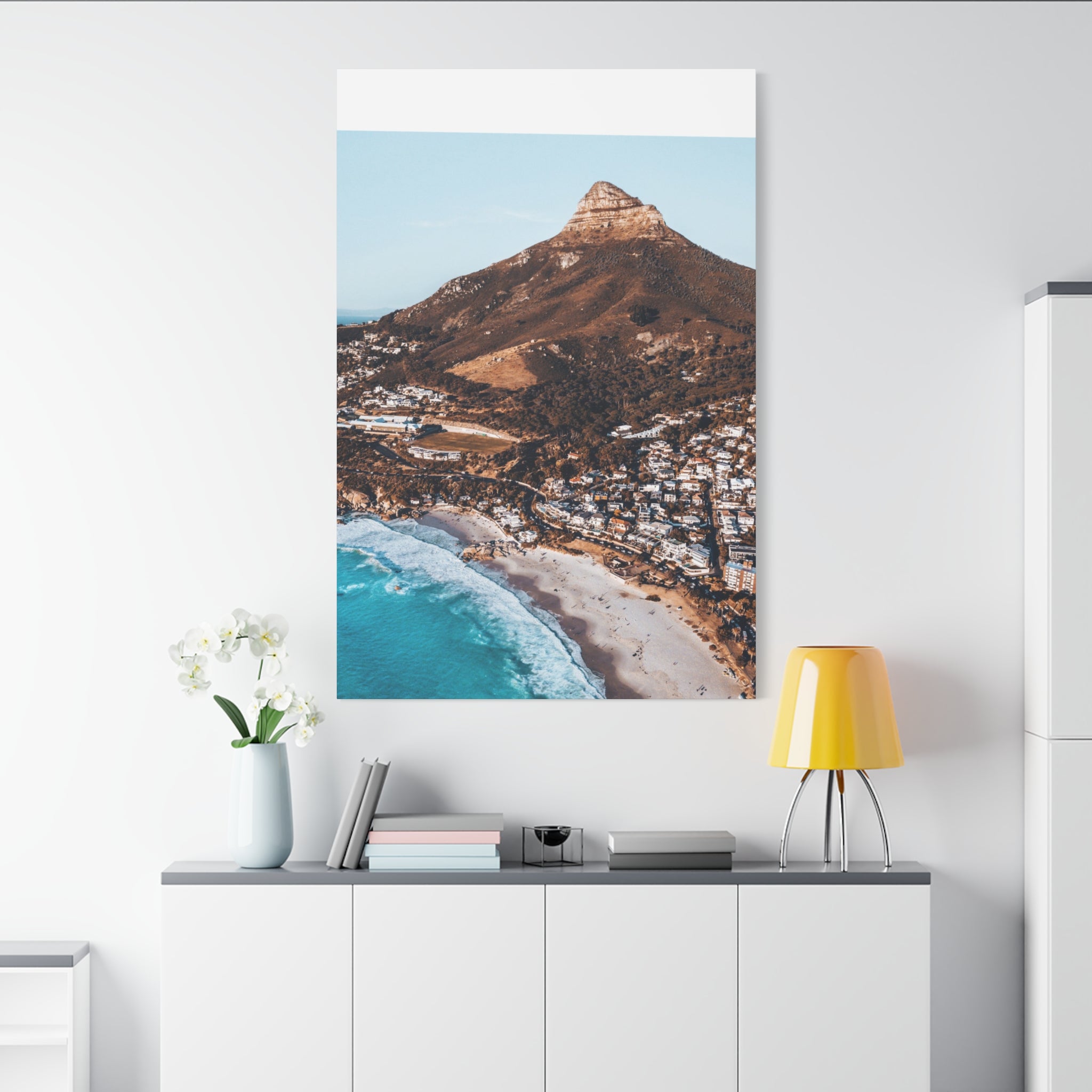 Canvas Print - Lions Head and Camps Bay Beach