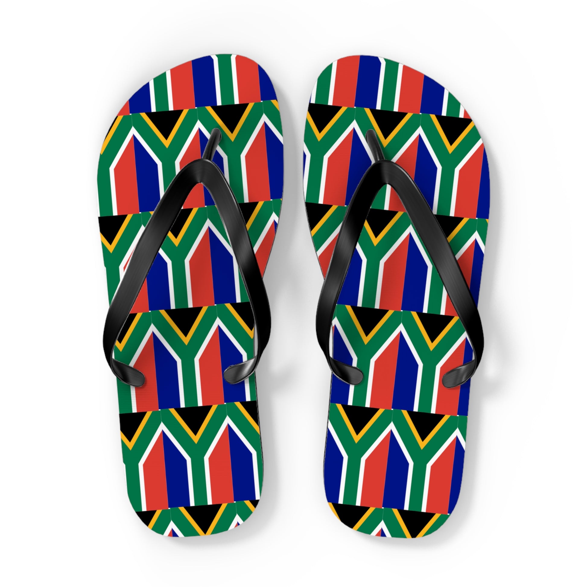 Flip Flops - South African Flag Design