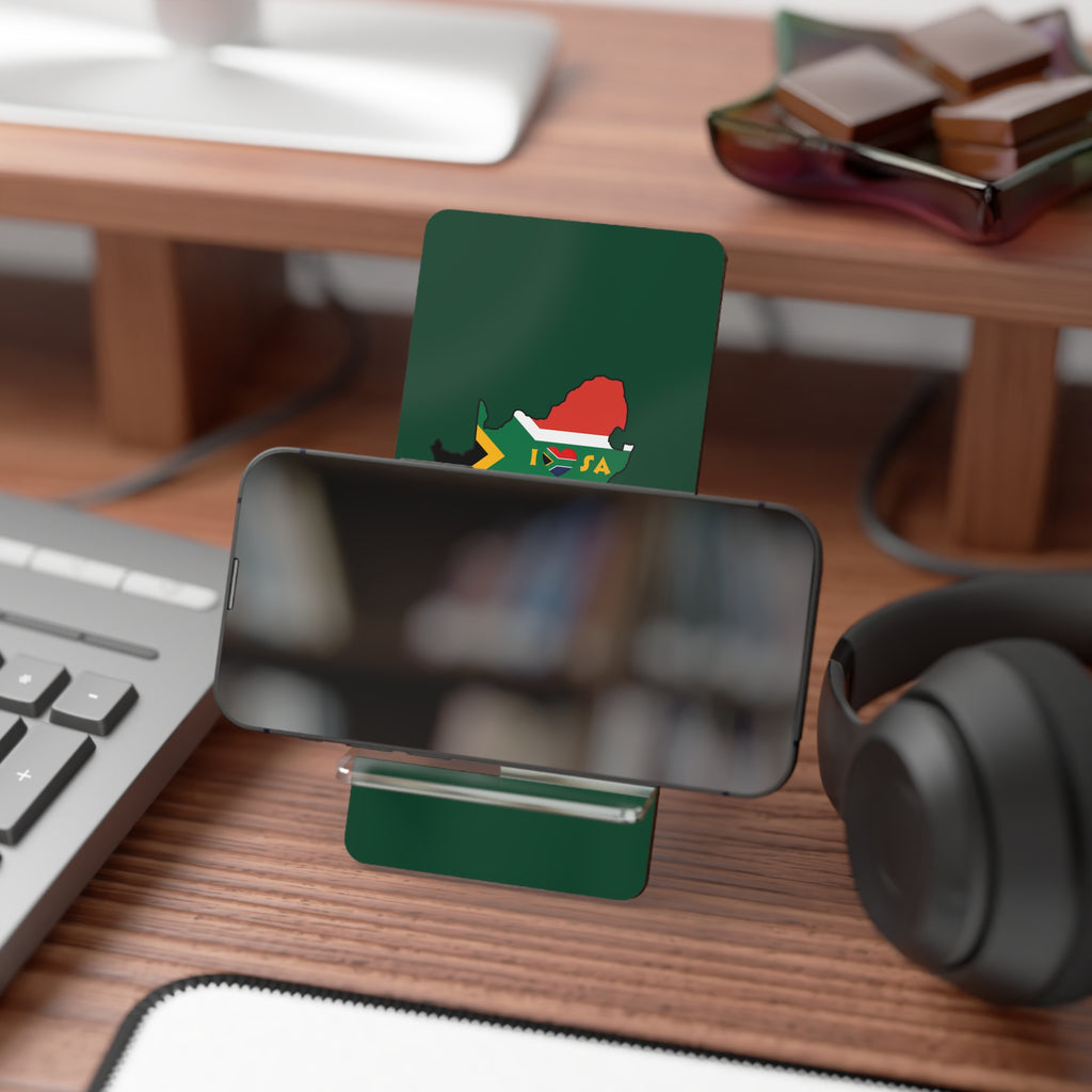 “I Love SA” Green Mobile Desk Stand