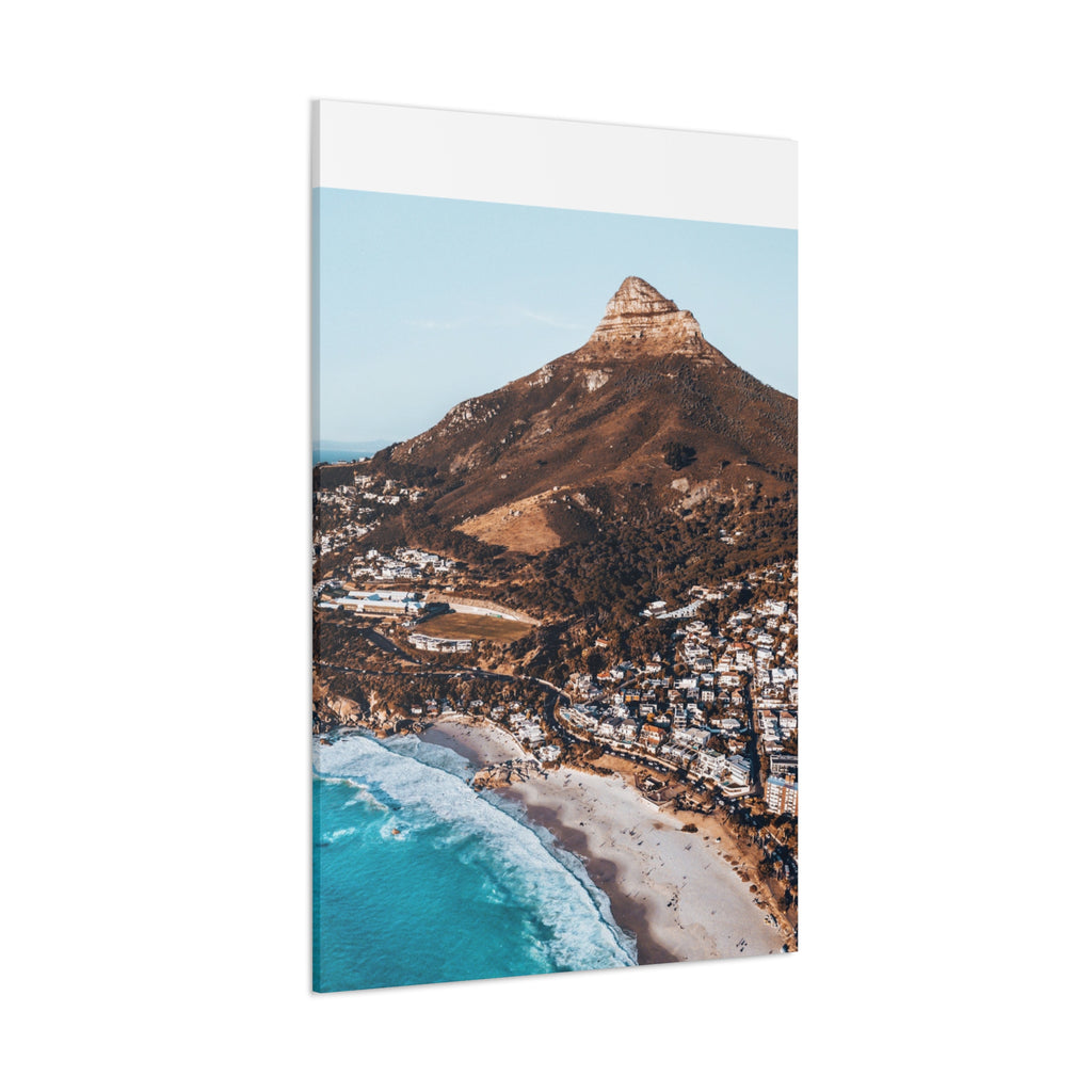 Canvas Print - Lions Head and Camps Bay Beach