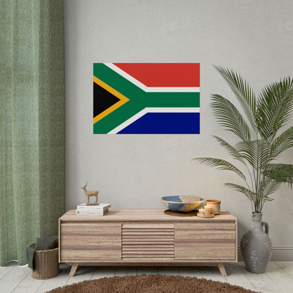 South African Flag Poster (Rolled Print)