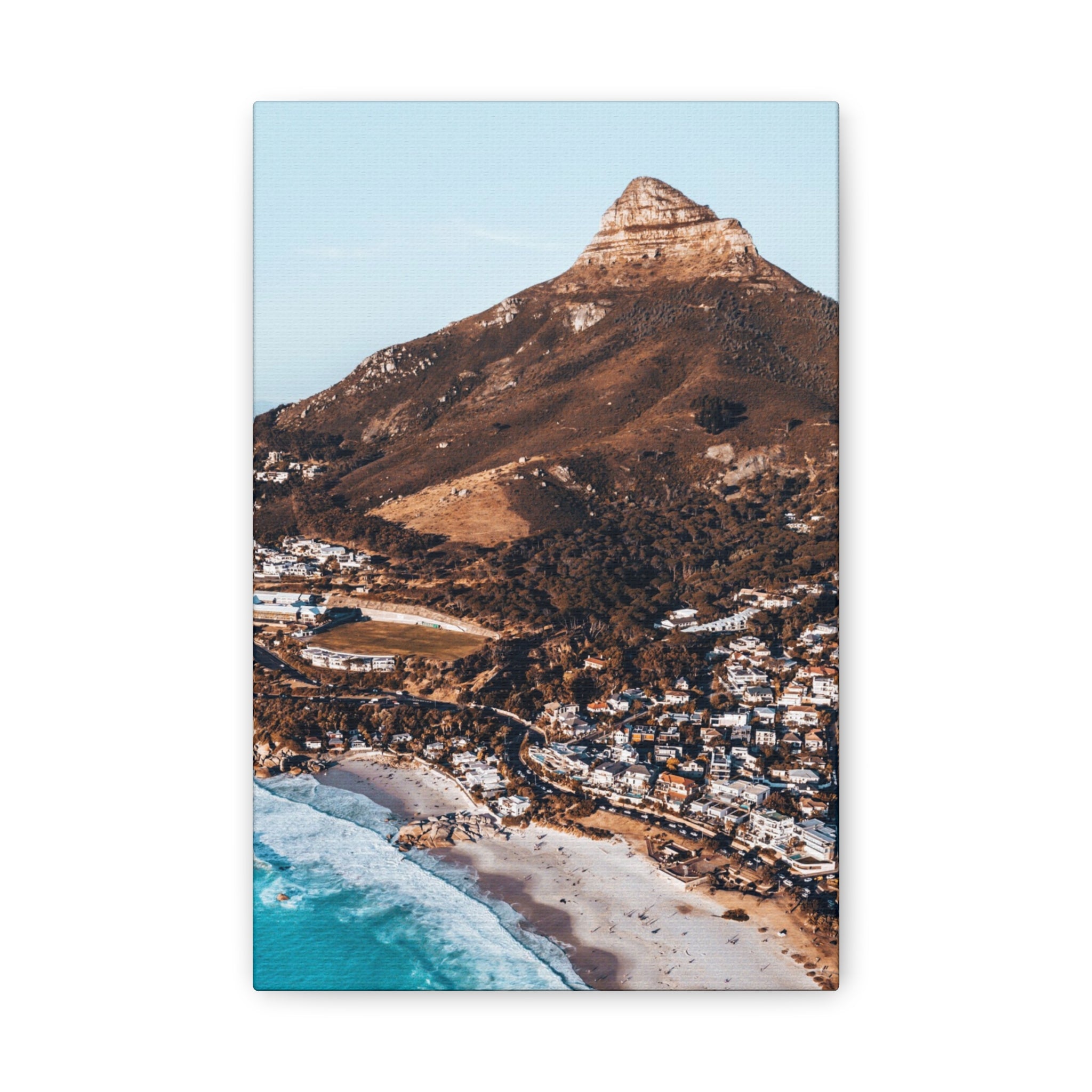 Canvas Print - Lions Head and Camps Bay Beach