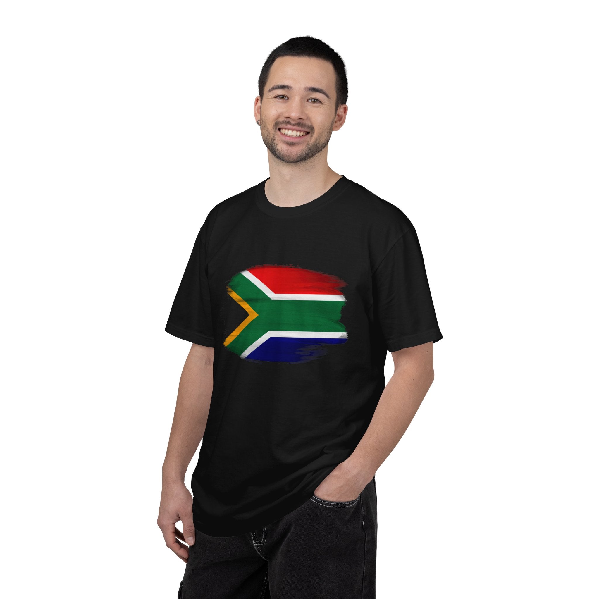 Copy of BRUSHSTROKE FIRE” BLACK TEE