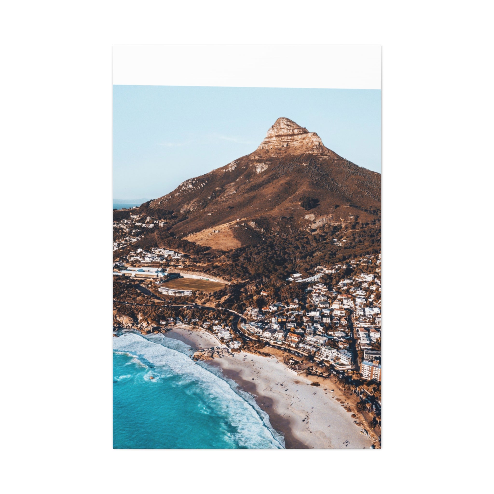 Canvas Print - Lions Head and Camps Bay Beach