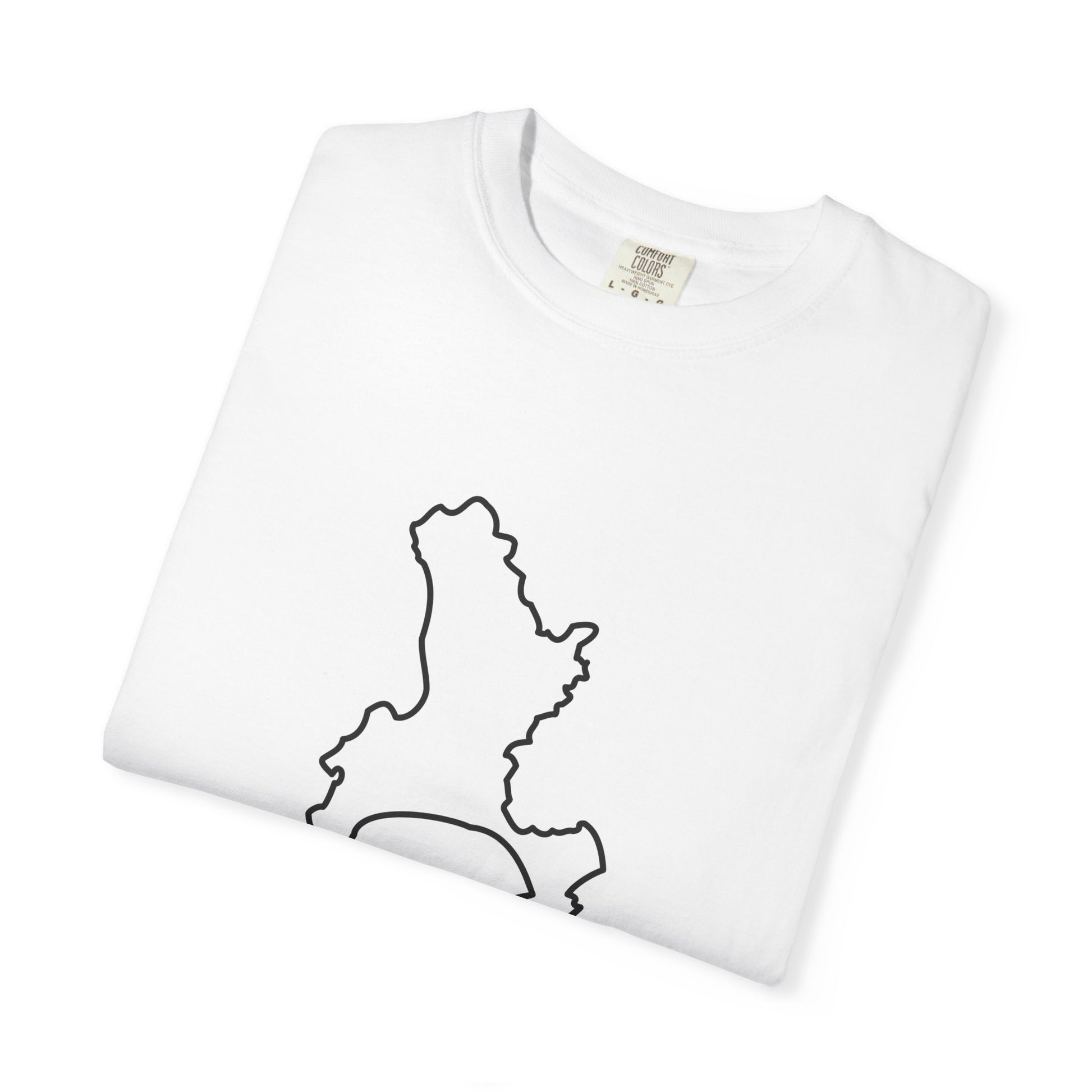 🏔️ Cape Town Outline Tee – Comfort Colors 🏔️