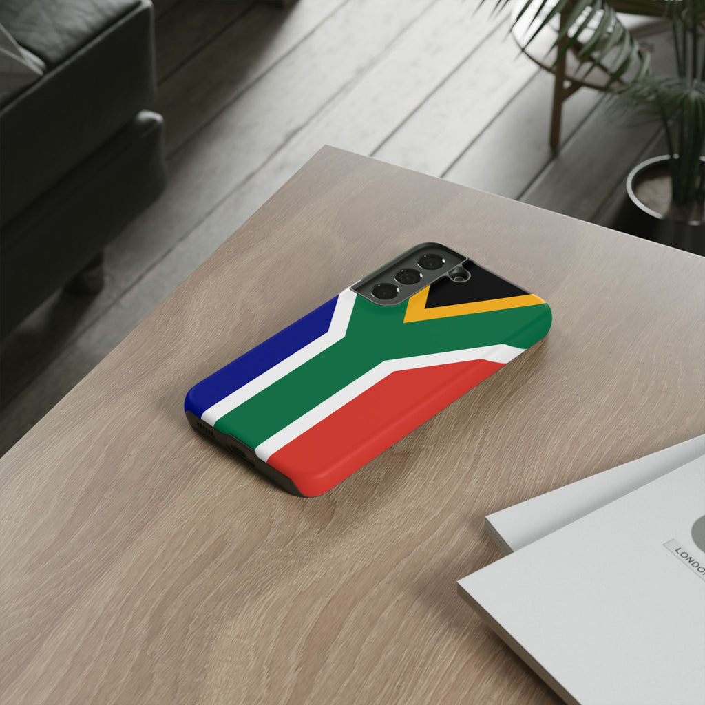 South African Flag Phone Case – Proudly Saffa, Fully Protected