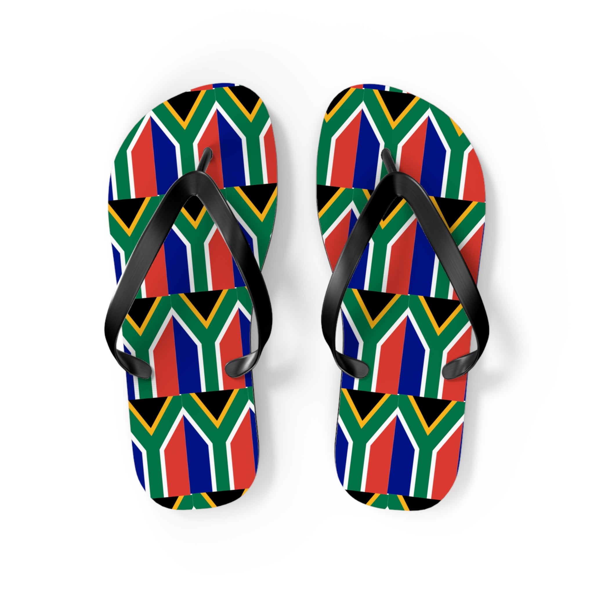 Flip Flops - South African Flag Design