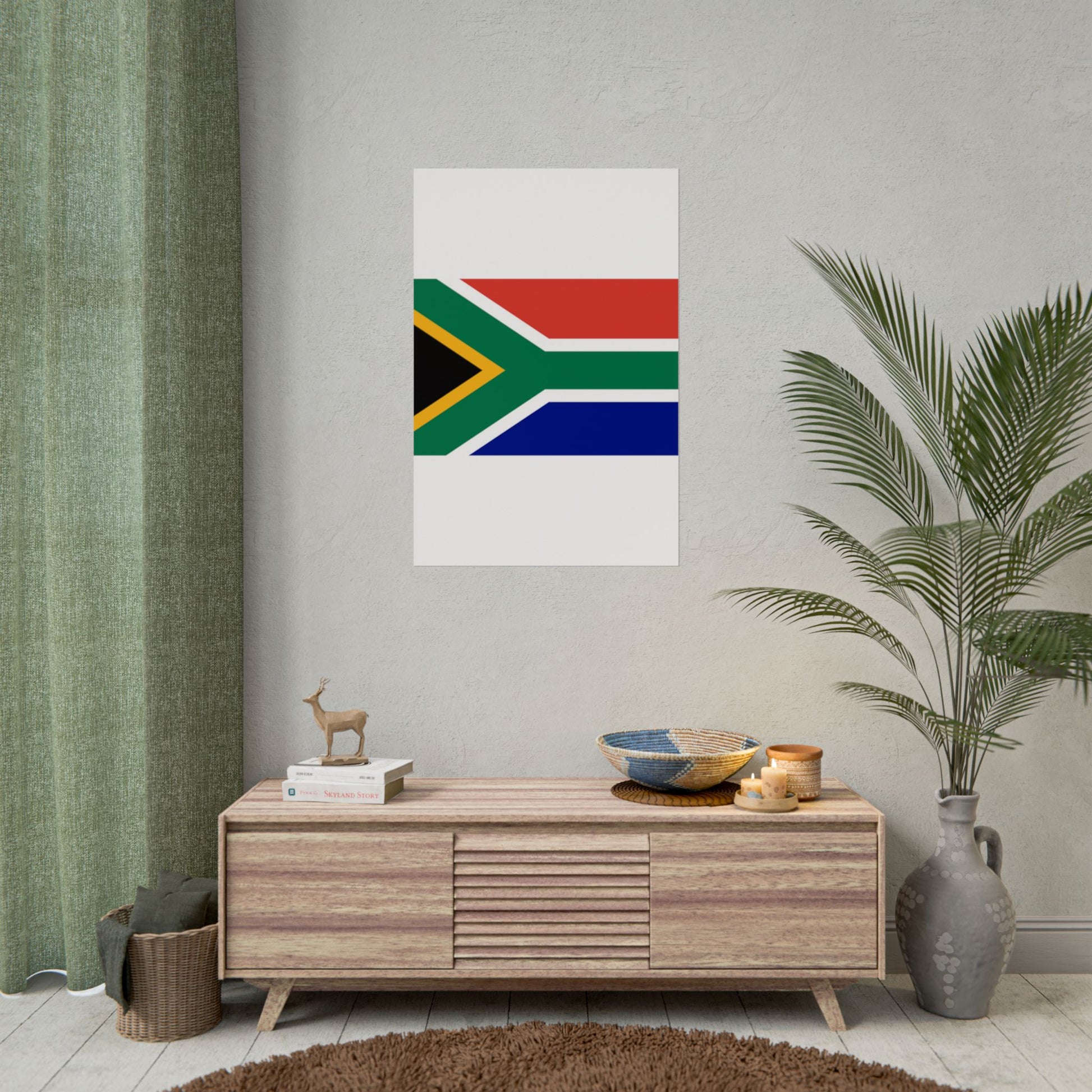 South African Flag Poster (Rolled Print)