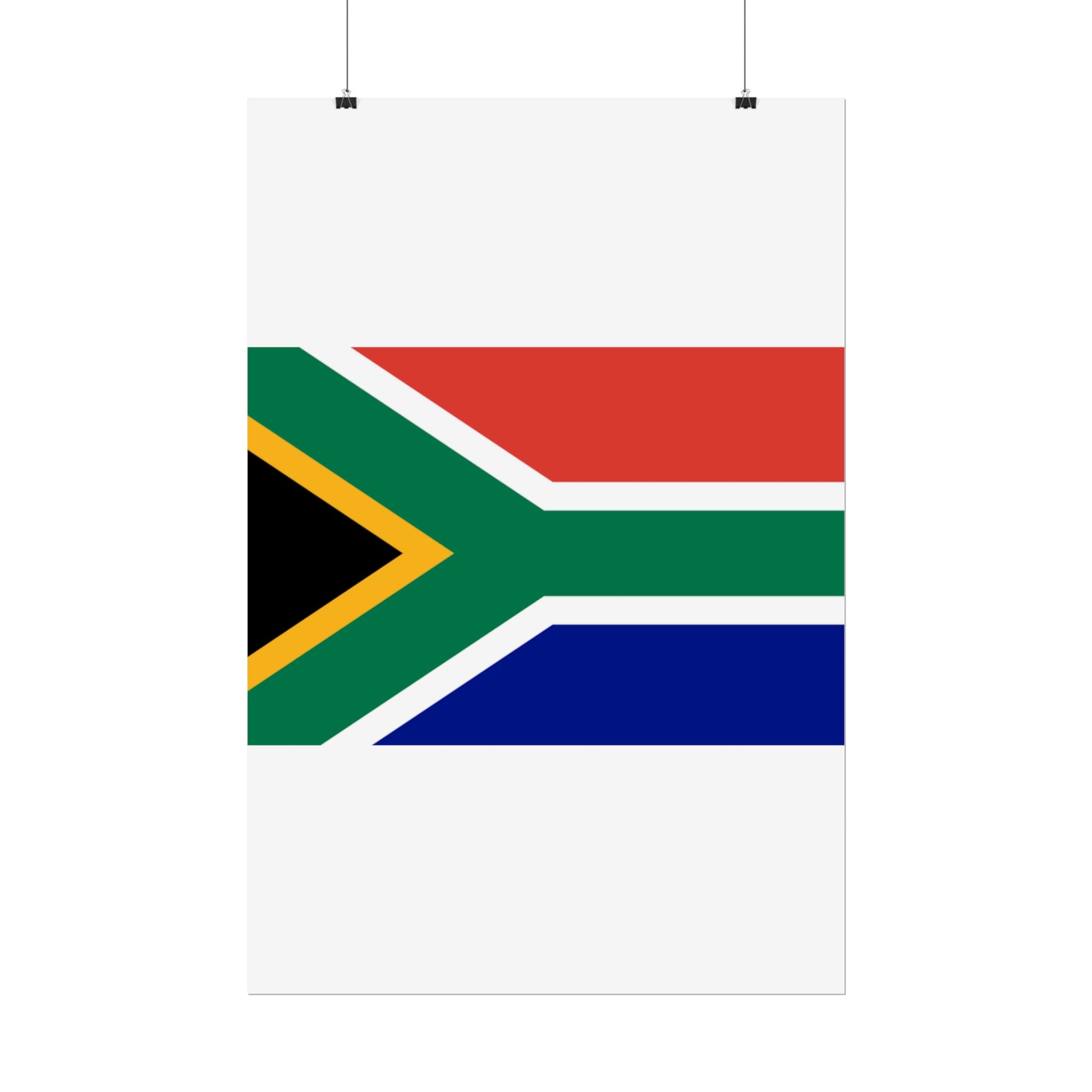 South African Flag Poster (Rolled Print)