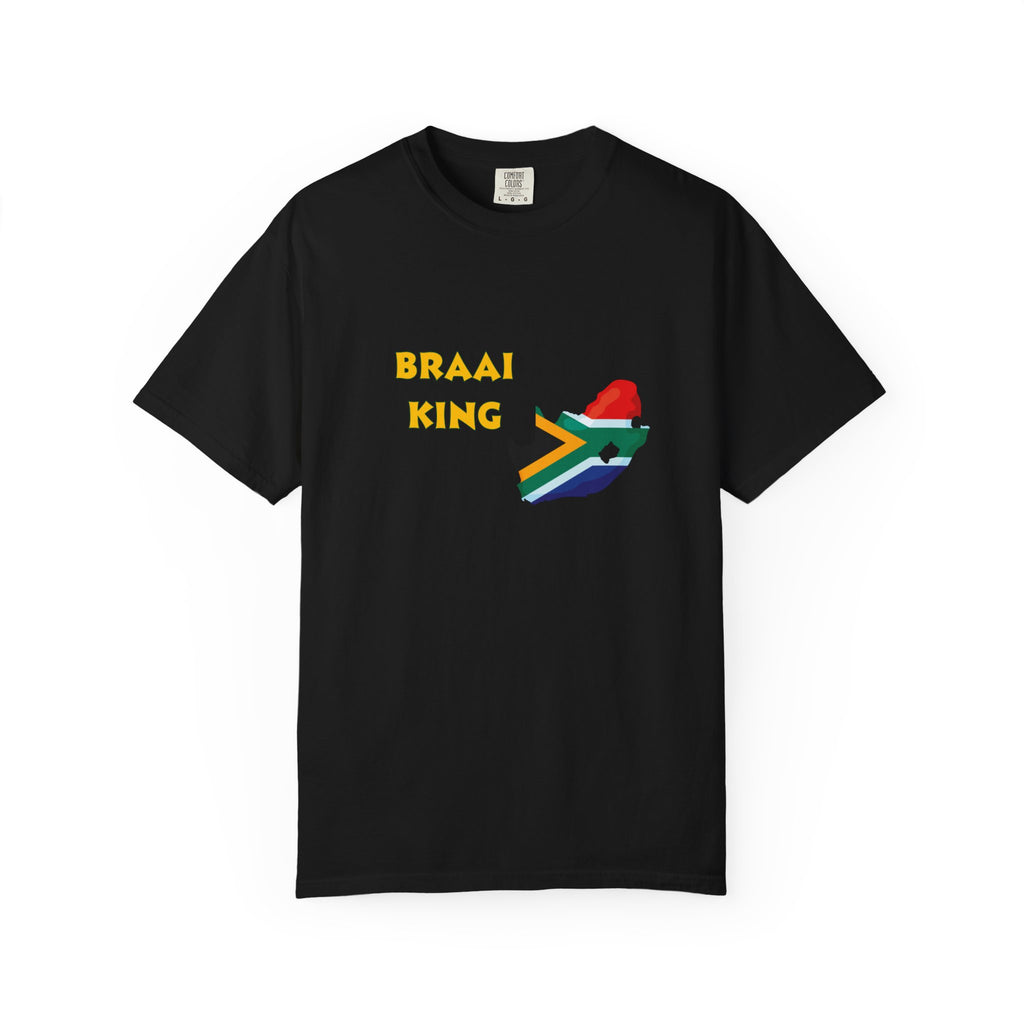 👑🔥 “Braai King” Dual-Design Tee – Rule the Fire, Front & Back