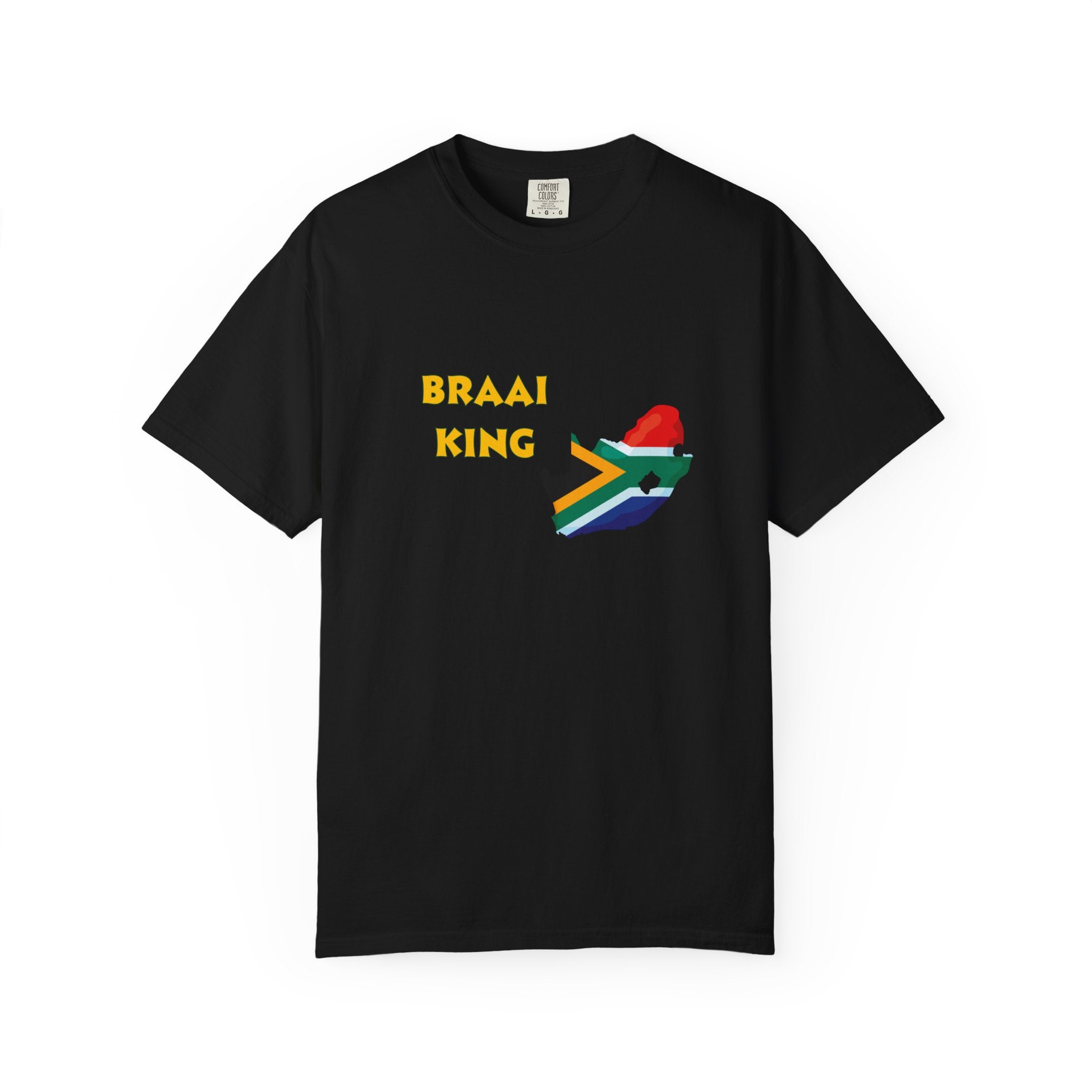 👑🔥 “Braai King” Dual-Design Tee – Rule the Fire, Front & Back