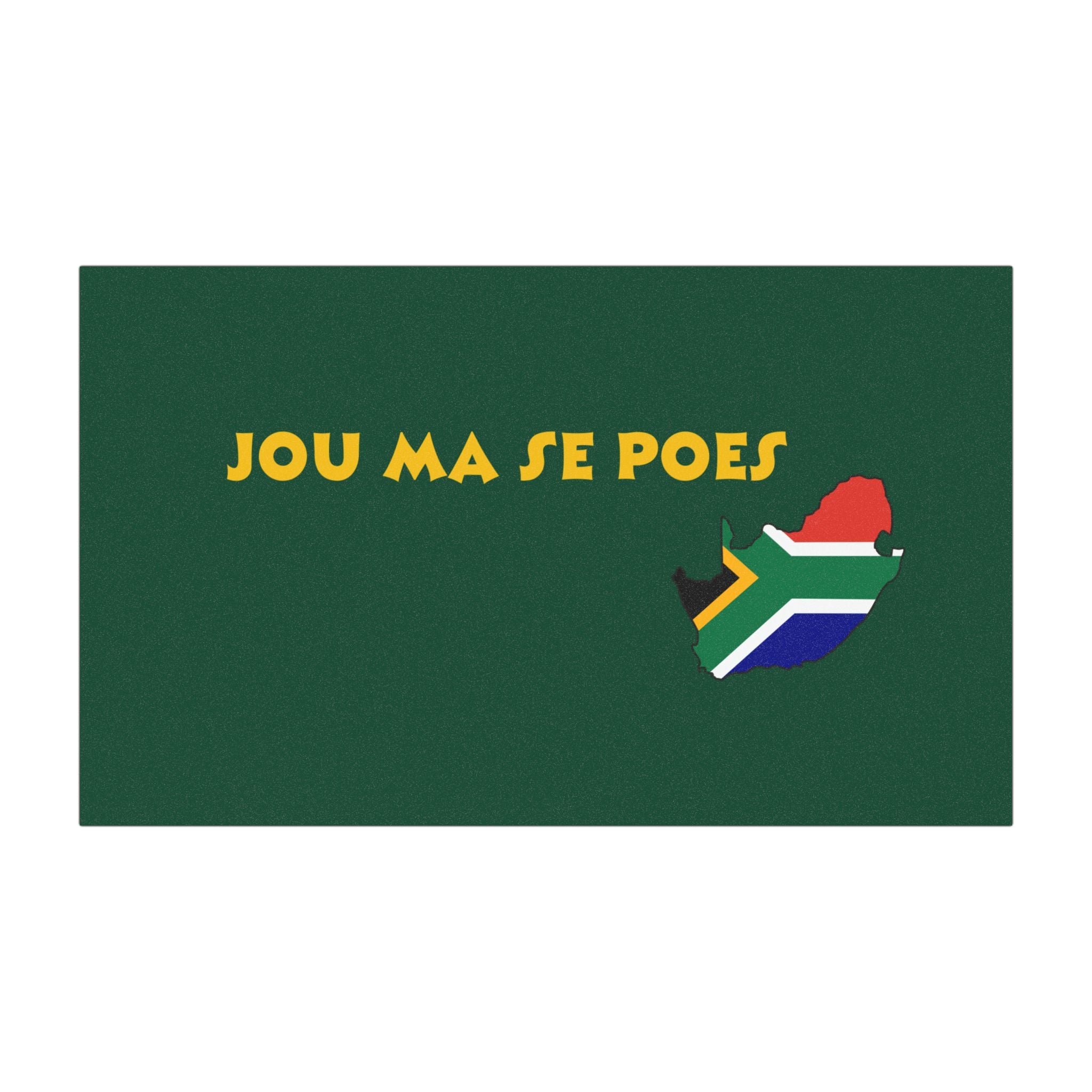 🚗🟢 “You Ma Se Poes” Green Car Magnet