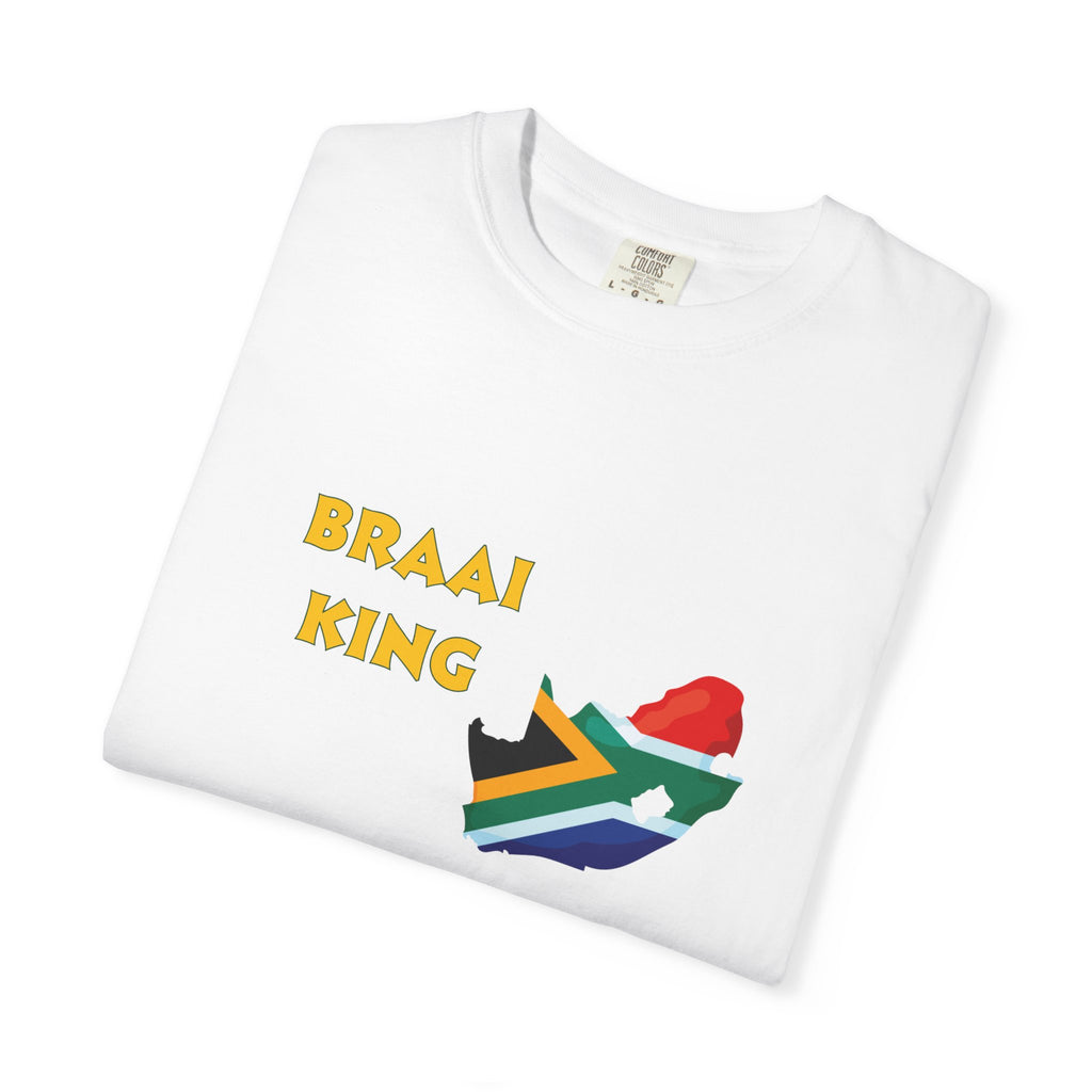 👑🔥 “Braai King” Dual-Design Tee – Rule the Fire, Front & Back