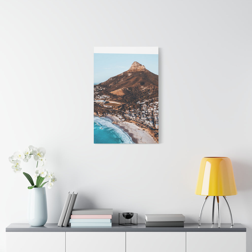 Canvas Print - Lions Head and Camps Bay Beach