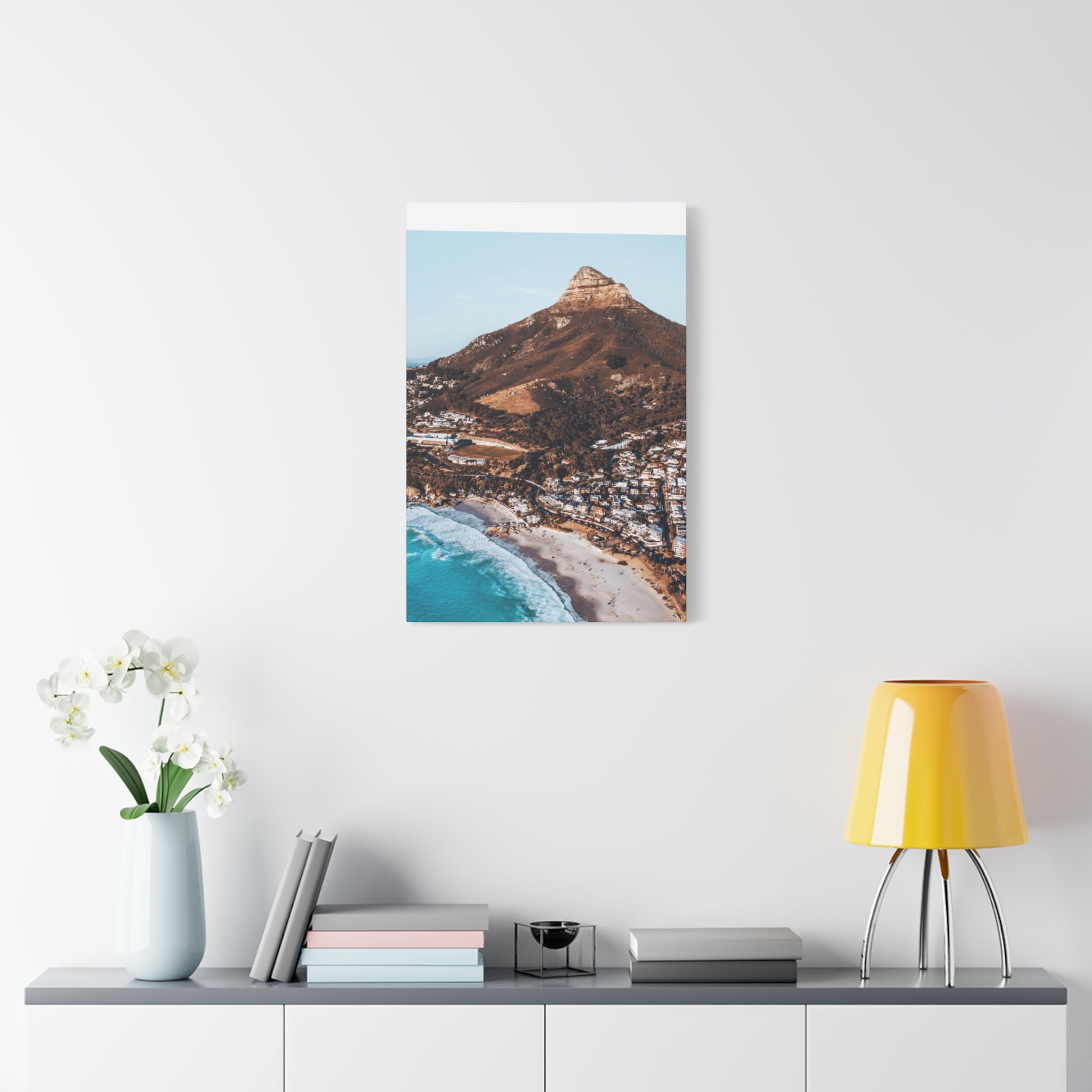 Canvas Print - Lions Head and Camps Bay Beach