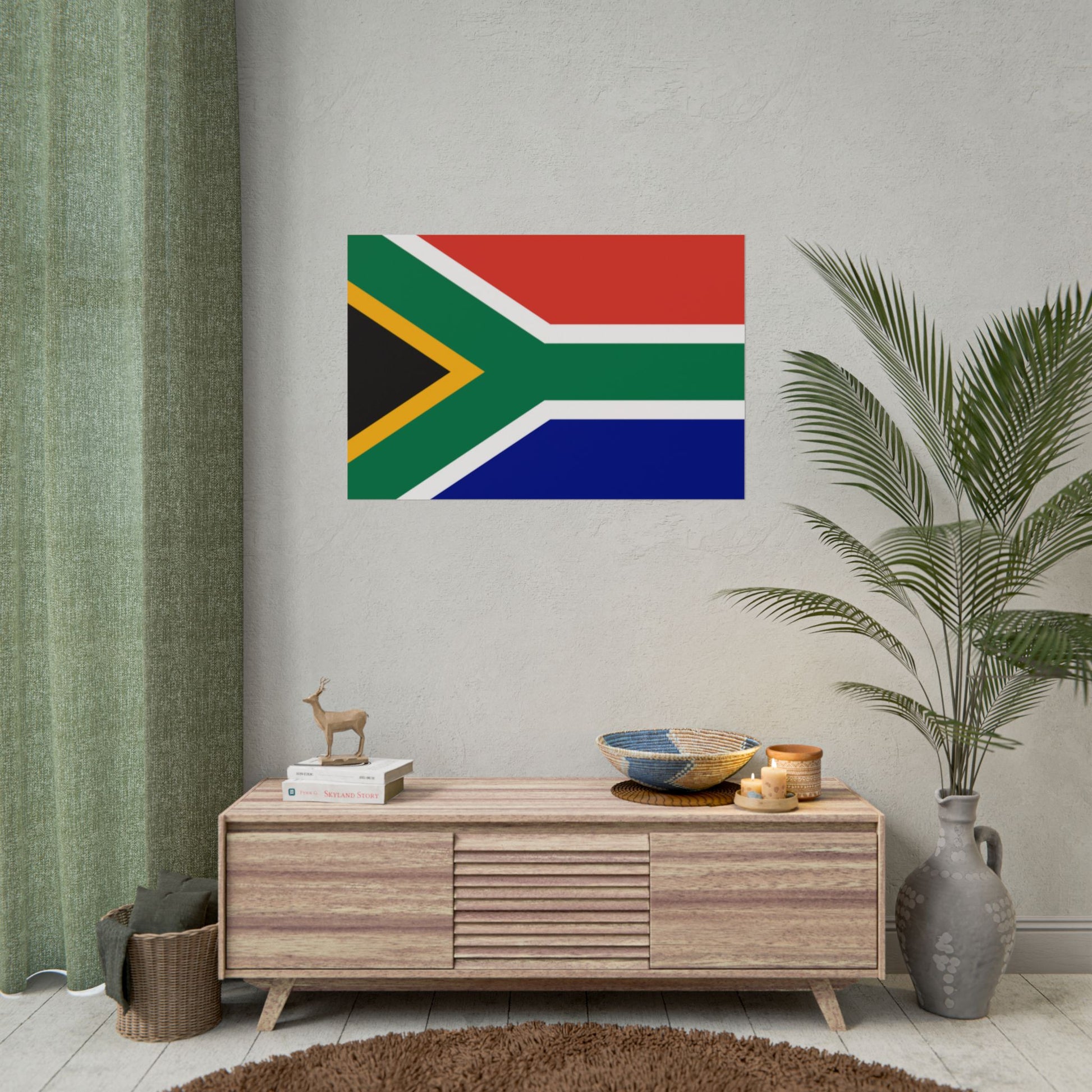 South African Flag Poster (Rolled Print)