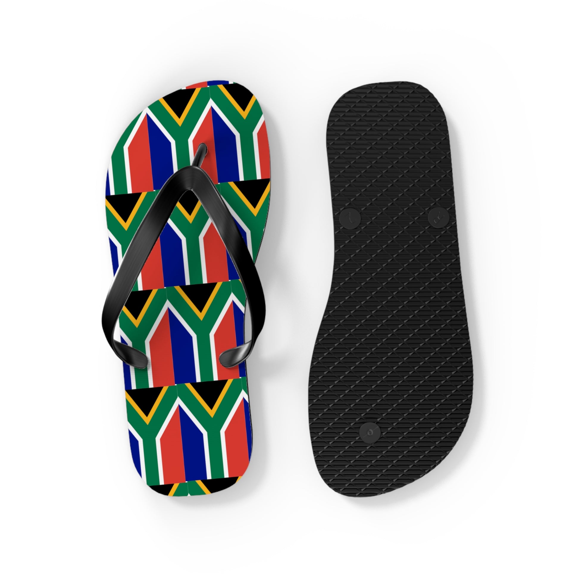 Flip Flops - South African Flag Design
