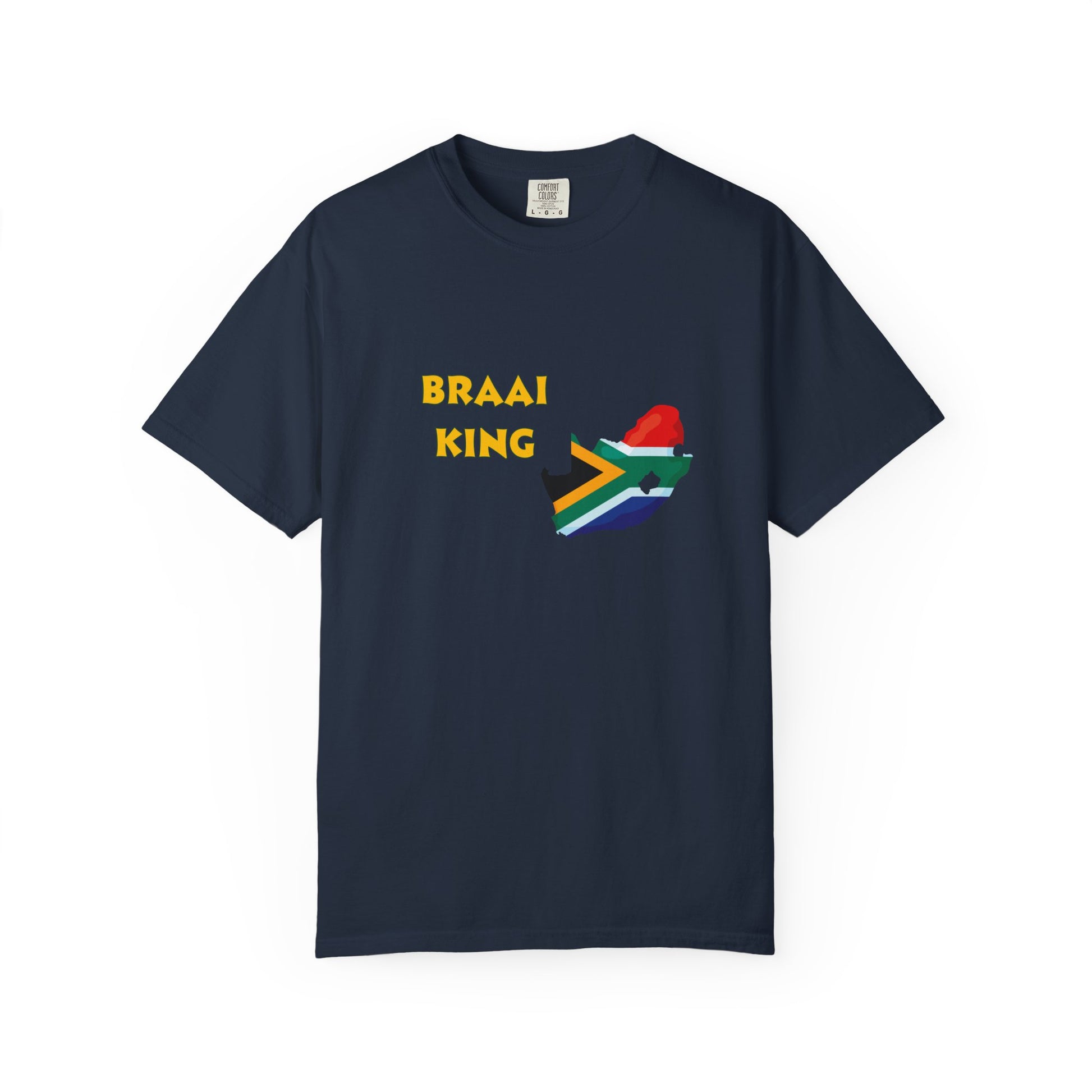 👑🔥 “Braai King” Dual-Design Tee – Rule the Fire, Front & Back