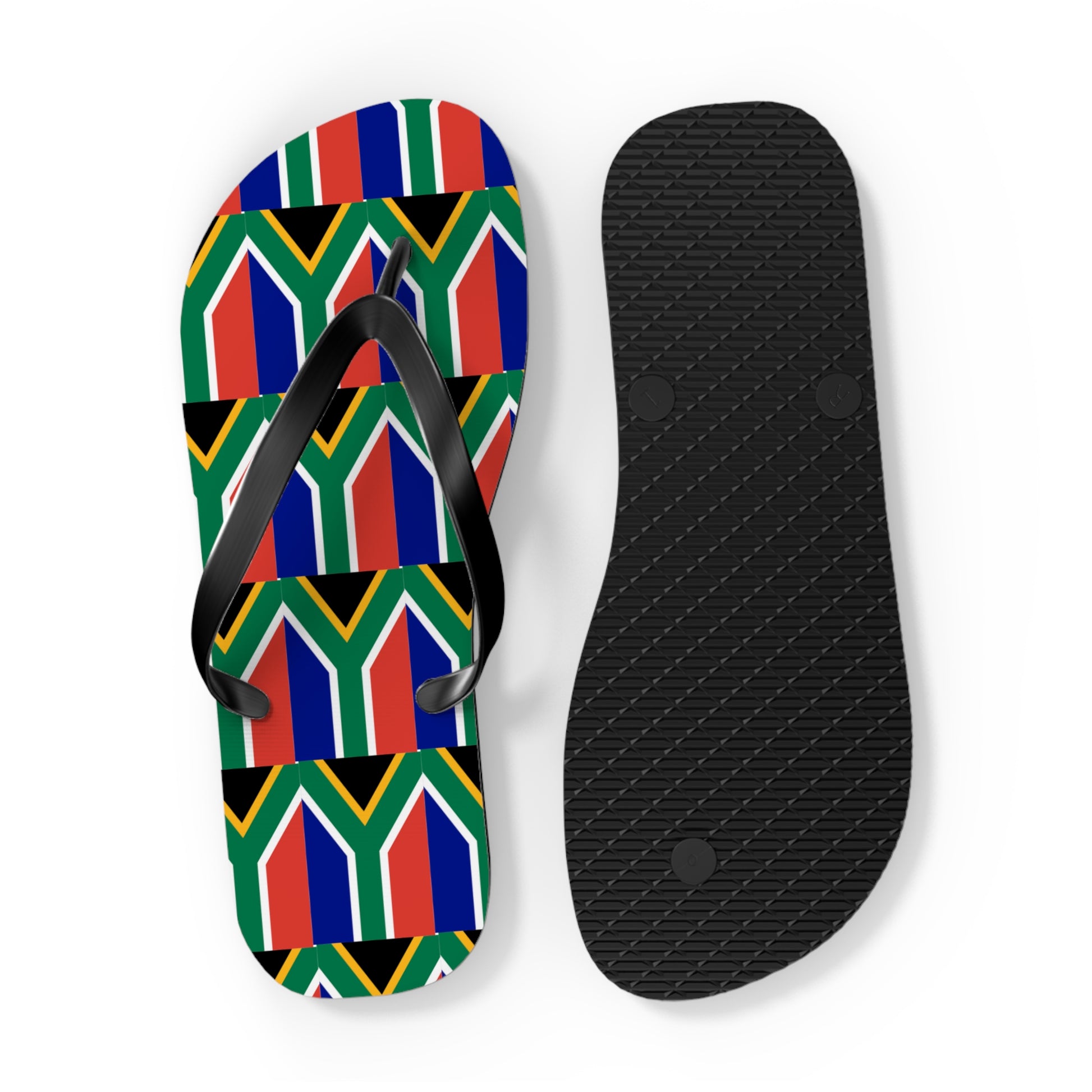 Flip Flops - South African Flag Design
