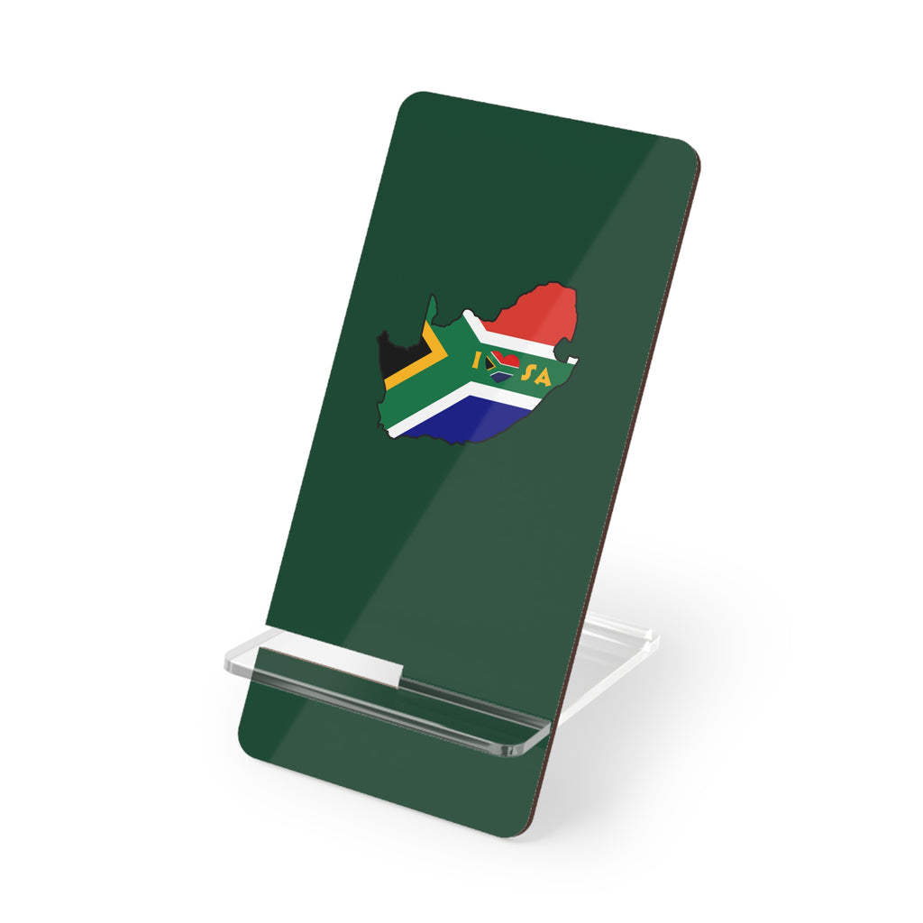 “I Love SA” Green Mobile Desk Stand