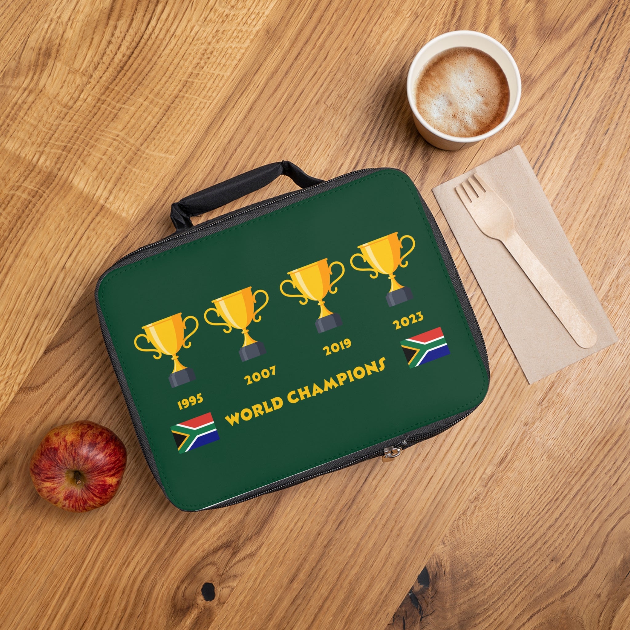 🏉 Go Bokke! Springbok Legacy Lunch Bag — 4-Time Champs, One Iconic Bag