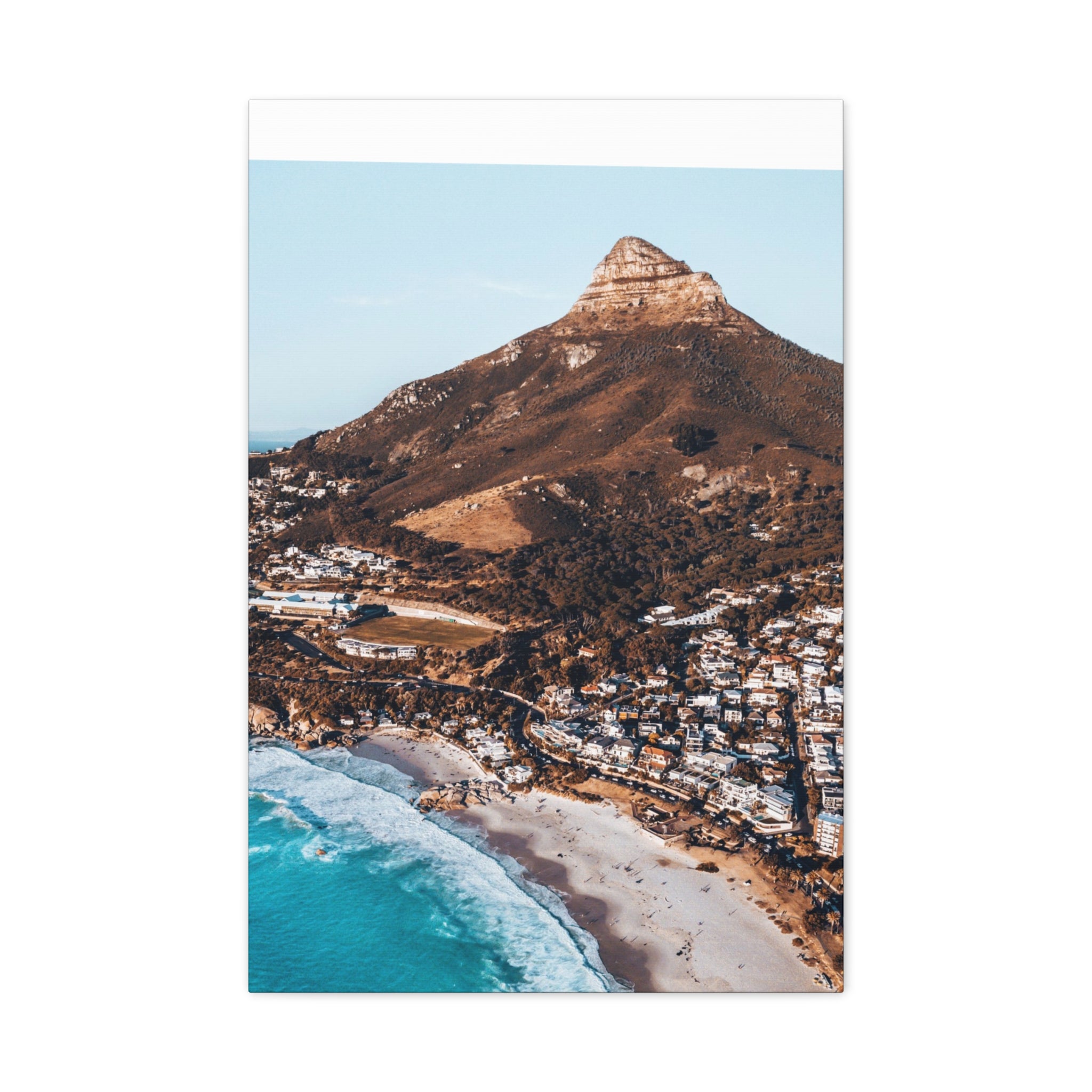 Canvas Print - Lions Head and Camps Bay Beach