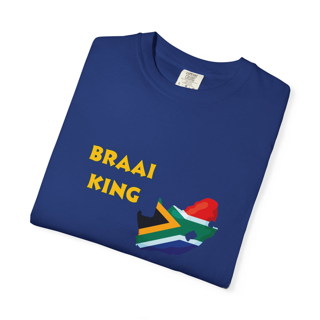 👑🔥 “Braai King” Dual-Design Tee – Rule the Fire, Front & Back