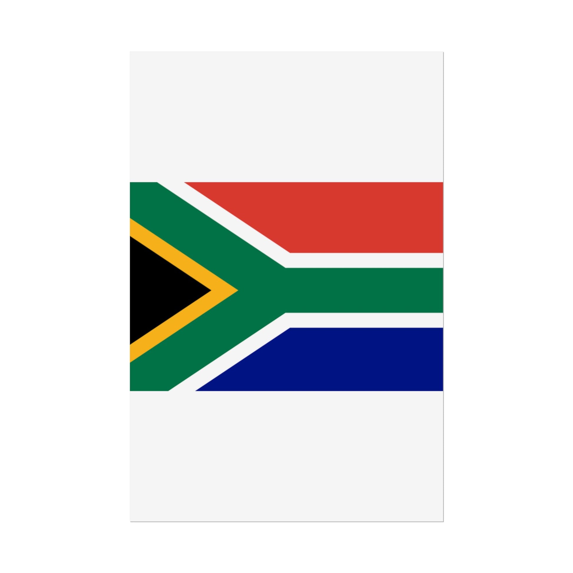 South African Flag Poster (Rolled Print)