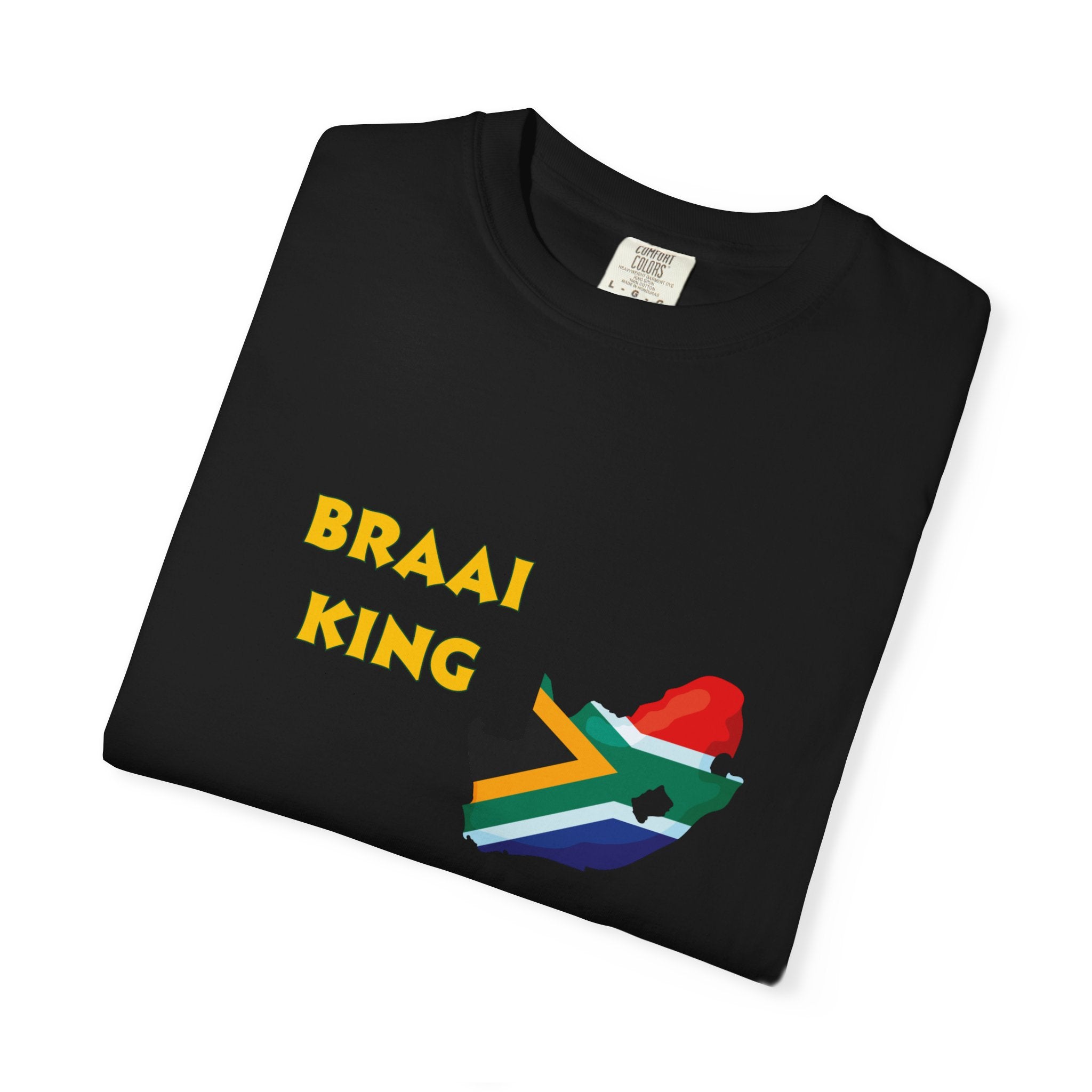 👑🔥 “Braai King” Dual-Design Tee – Rule the Fire, Front & Back