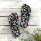Flip Flops - South African Flag Design
