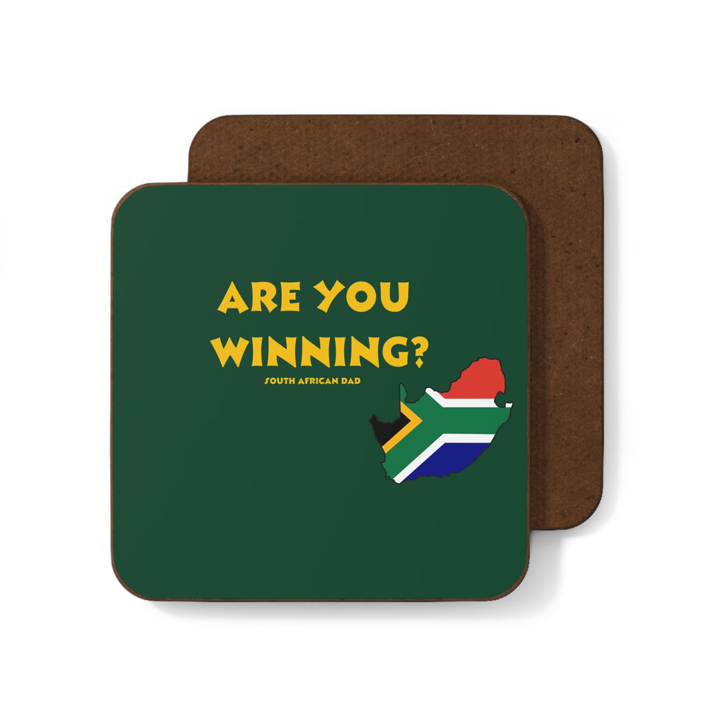 Are You Winning?” Saffa Dad Coaster