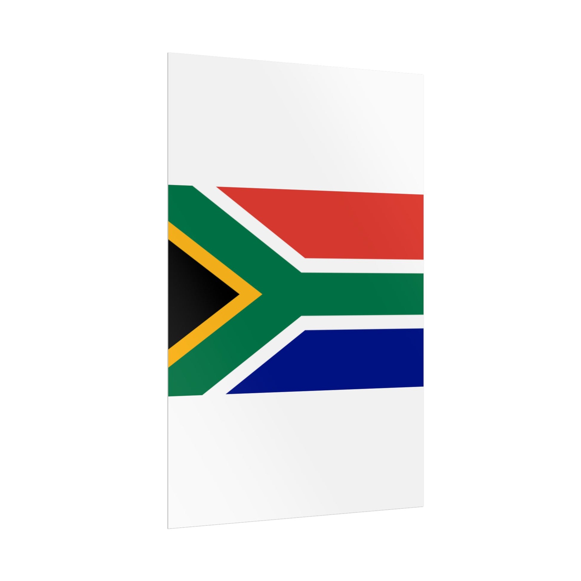 South African Flag Poster (Rolled Print)