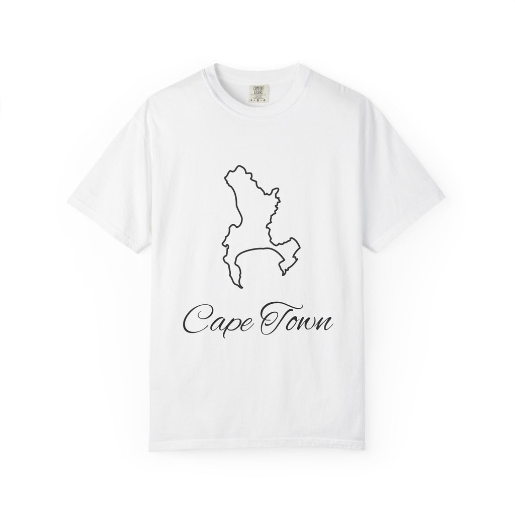 🏔️ Cape Town Outline Tee – Comfort Colors 🏔️