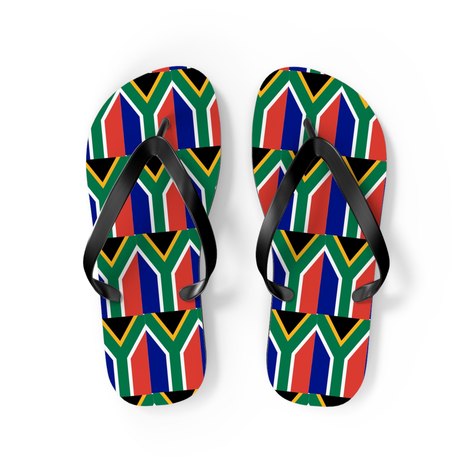 Flip Flops - South African Flag Design