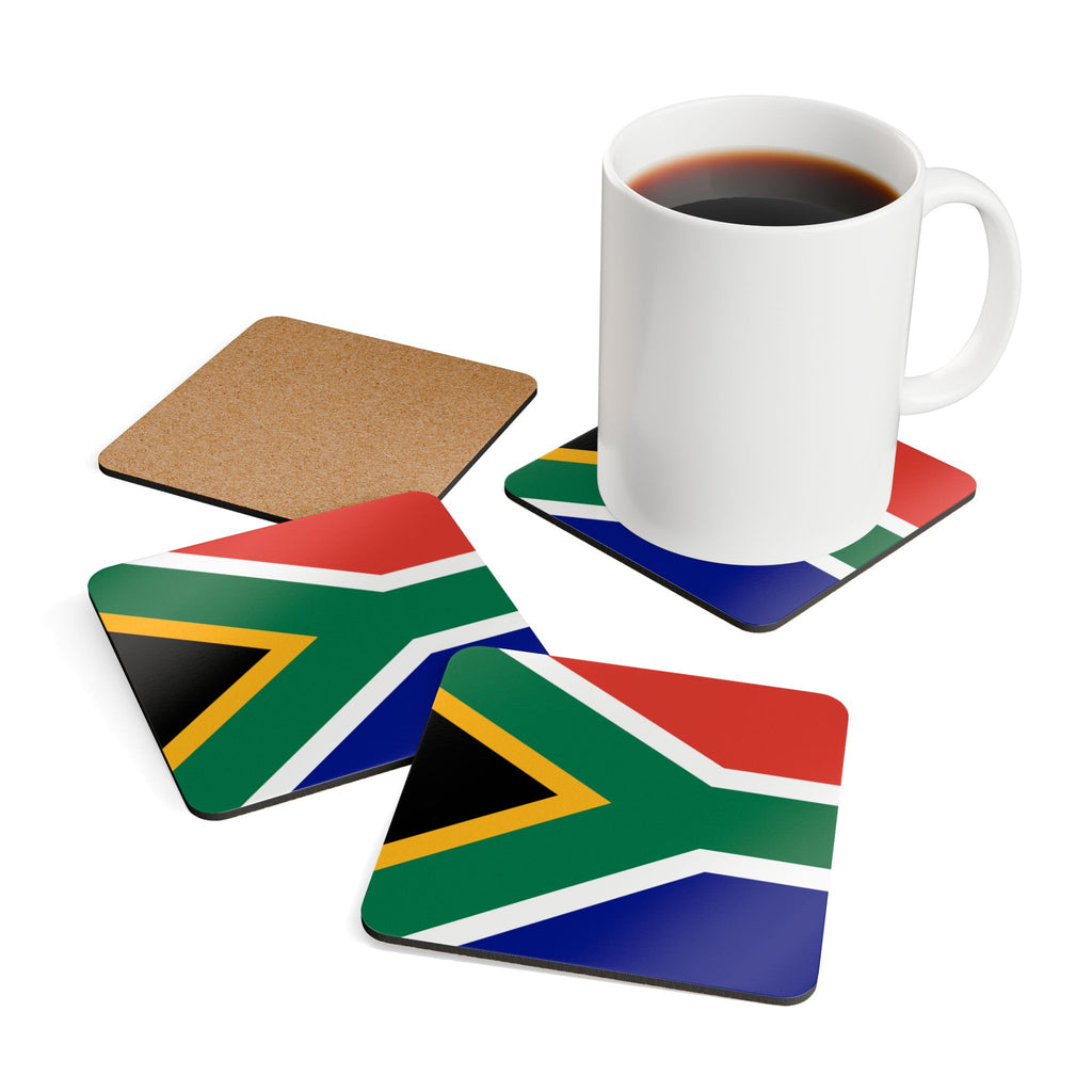 LEKKA Coaster Set – Sips with the Saffa Flag 🇿🇦
