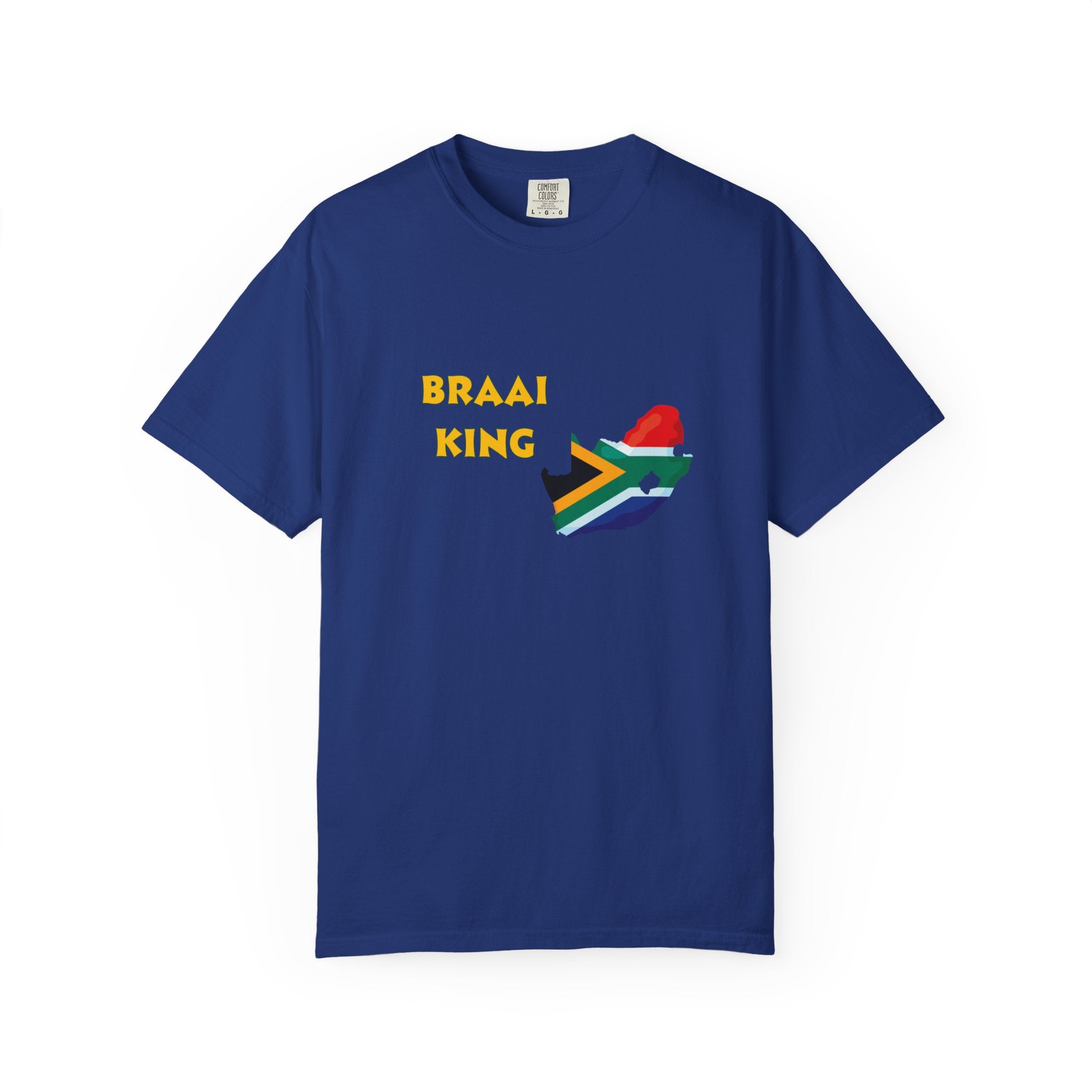👑🔥 “Braai King” Dual-Design Tee – Rule the Fire, Front & Back